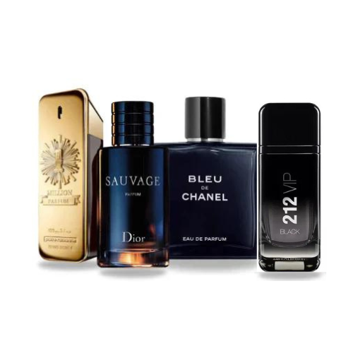 COMPRA 1 OBTÉN 4  - 1 Million | Sauvage Dior | Bleu de Chanel | 212 VIP Black 100ml ®