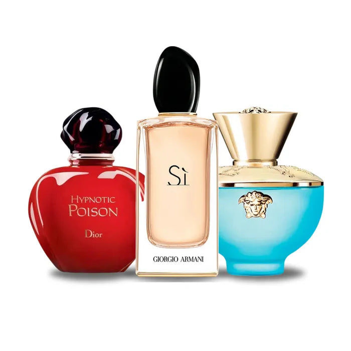 COMPRA 1 OBTÉN 3 - Dior Hypnotic Poison | Giorgio Armani Sì | Versace Dylan Blue Pour Femme 100ml ®