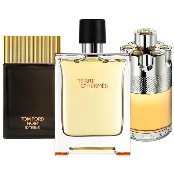 COMPRA 1 OBTÉN 3  - Tom Ford Noir Extreme | Hermès Terre d’Hermès | Azzaro Chrome 100ml ®